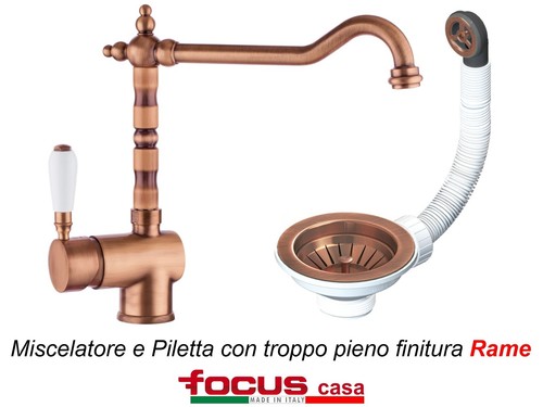 Kit rame miscelatore rustico - rame,