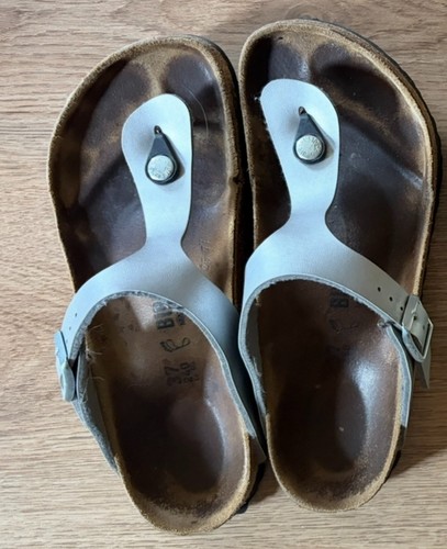 Birkenstock giza argento - birkenstock,