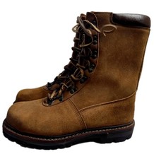 Anfibi stivali militari tattici lana suola VIBRAM Nuovi n° 43