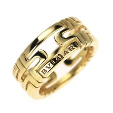 Bulgari K18YG Ring Parentesi