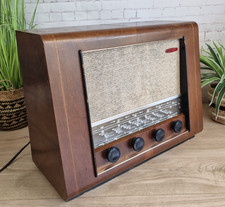Vintage pye wooden valve - wooden, radio