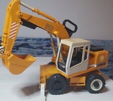 BRUDER LIEBHERR 912 Giocattolo Escavatore Pneumatici Cantiere - TBE