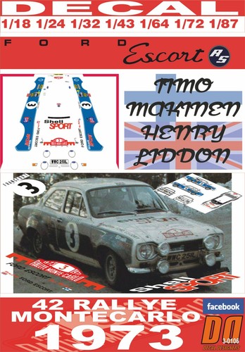 Decal ford escort 1600 - escort,