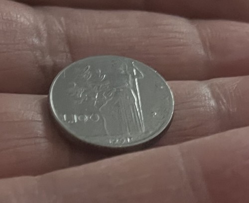 Moneta 100 lire - piccola, del