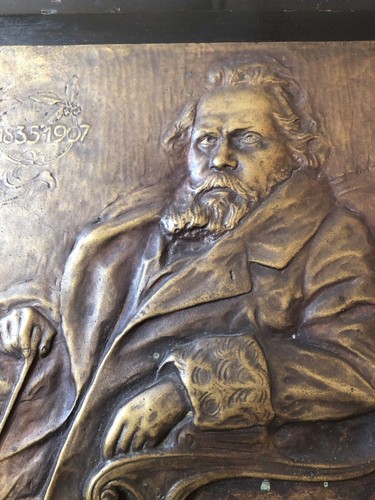 Quadro giosuè carducci - quadro, placca