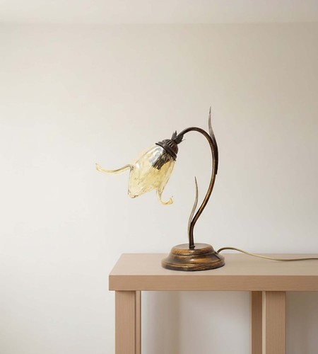 Lumetto luce ferro battuto - a,
