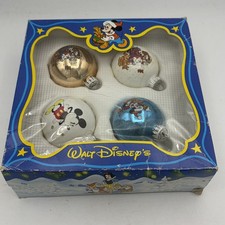 Vintage Disney Christmas Glass