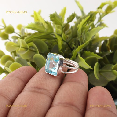 Anello boho solitario pietra - solitario,