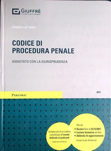 Codice procedura penale - codice,