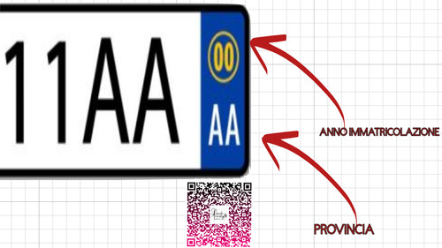 Stickers targa auto moto - 4,