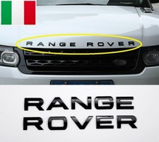 1 Scritta Adesiva Anteriore Posteriore per RANGE ROVER Colore Nero Lucido