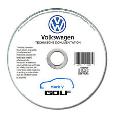 Volkswagen Golf V (2004-2008)  manuale officina riparazione su cd