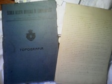 ' REGIO ESERCITO ' : CARTELLINA III° CORPO D' ARMATA  CON CARTEGGIO D'EPOCA !!!