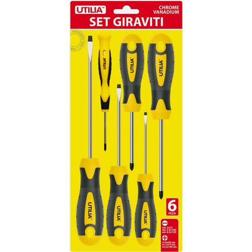 Set cacciaviti 6pz - set, taglio