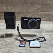 Olympus Super Wide Black VR-350 16MP 10X caricatore fotocamera digitale leggere