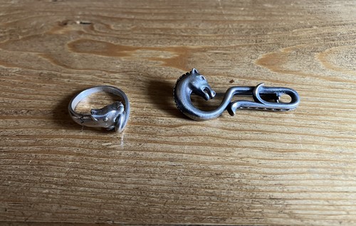 Anello spilla cavallo - spilla,