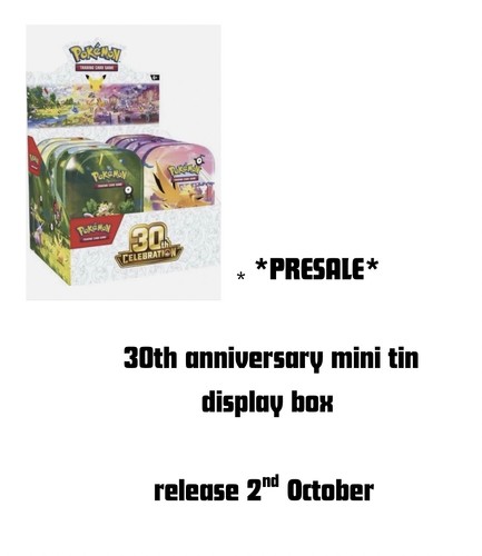 30th anniversary mini tin - 30th,