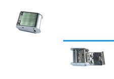 Fibbia scorrevole acciaio inox carrello chiusura bracciale 18mm buckle