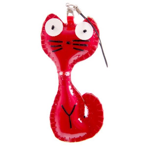 Ciondolo per cellulare gatto - cellulare,