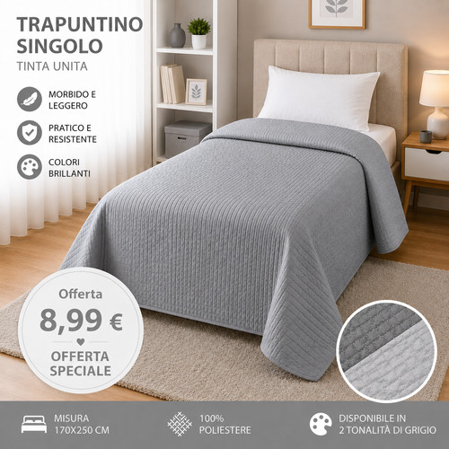 Trapuntino singolo double face - trapuntino,