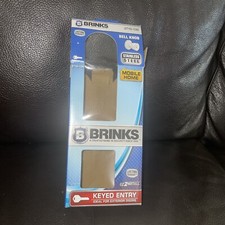 BRINKS POMELLO CAMPANELLO PORTA INGRESSO CON CHIAVE ESTERNO CASA MOBILE OTTONE LUCIDO 2710-130