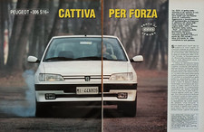 Clipping Ritaglio Articolo 1994 PEUGEOT 306 S16 Cattiva Per Forza
