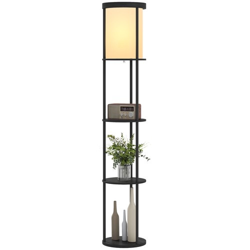 Homcom piantana terra led - da,