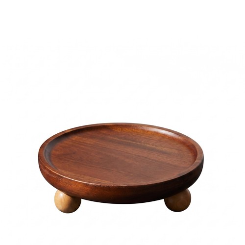 Vassoio rotondo legno - rotondo,