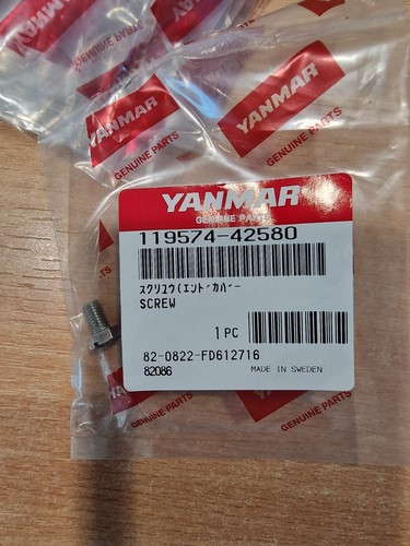Yanmar water pump cover - water,