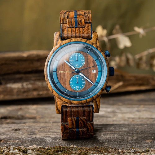 Bobo bird orologio uomo - bird, legno