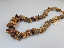 Collana ambra vera gemma