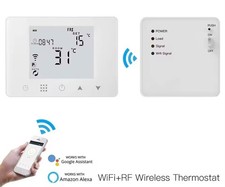CRONOTERMOSTATO WIFI SMARTPHONE APP ALEXA GOOGLE TERMOSTATO DA PARETE O BOX 503