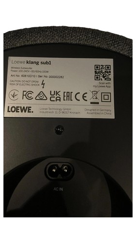 Loewe klang sub1 subwoofer - loewe,