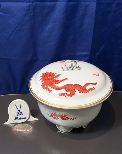 Meissen scatola dragone - dragone, ming