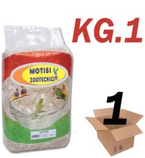 Juta Sfilacci Sterilizzata per nidi Uccelli, canarini, volatili da Kg.1  