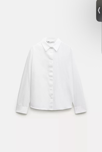 Zara white button shirt - zara,