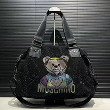 Borsa da donna con orsetto carino con gioielli con diamanti alla moda