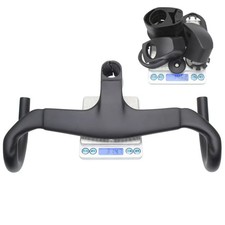 Manubrio integrato bici da strada in fibra di carbonio 28 6 mm bici corsa aerobar ricambi