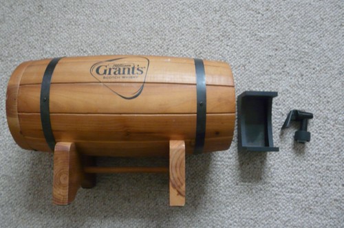 Grants whisky wooden barrel - whisky,