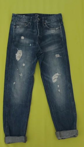 Jeans uomo cotone strappato