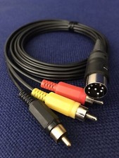 Cavo Video Luma Chroma LCA DIN 8 Pin Rca Commodore Monitor