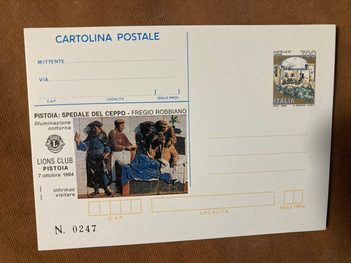 Pistoia lions club cartolina - club,