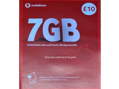 Vodafone sim pay as - sim,