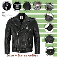 Giacca pelle uomo taglia M