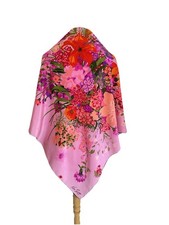 Sciarpa seta vintage H75# Ken