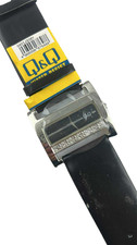 Orologio Q&Q Donna Acciaio Quarzo 42mm Strass Bracciale Forma Rettangolare Nero
