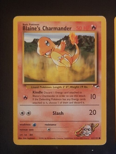 Pokemon blaines charmander - pokemon,