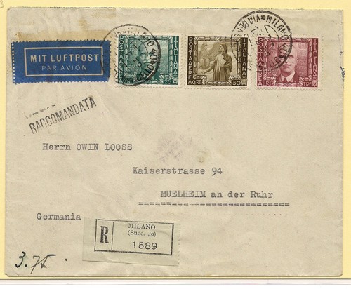 1939 aerogramma - 13.06.1939,