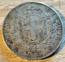 5 Lire 1869 M