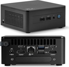 Barebone Intel NUC 13 Pro NUC13ANHi5 i5-1340P Nero [RNUC13ANHI50002]